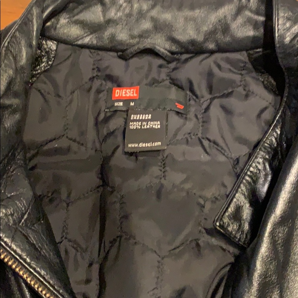 Vintage Diesel Woman’s Biker Leather Jacket